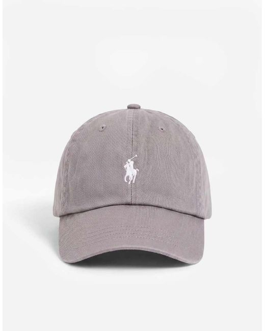 Polo Ralph Lauren Gray Icon Logo Baseball Cap for men