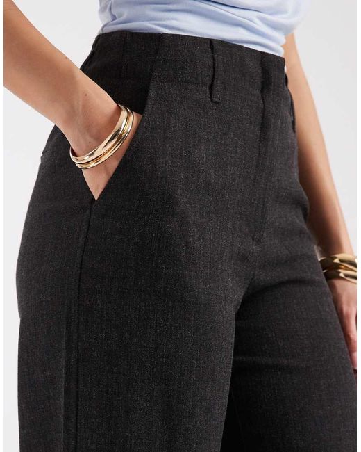 Vero Moda Black High Waist Wide Leg Trouser