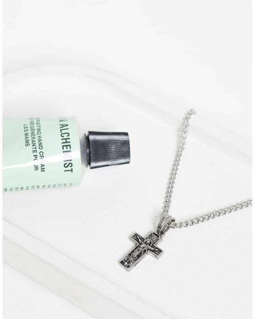 Collana di ASOS in White da Uomo
