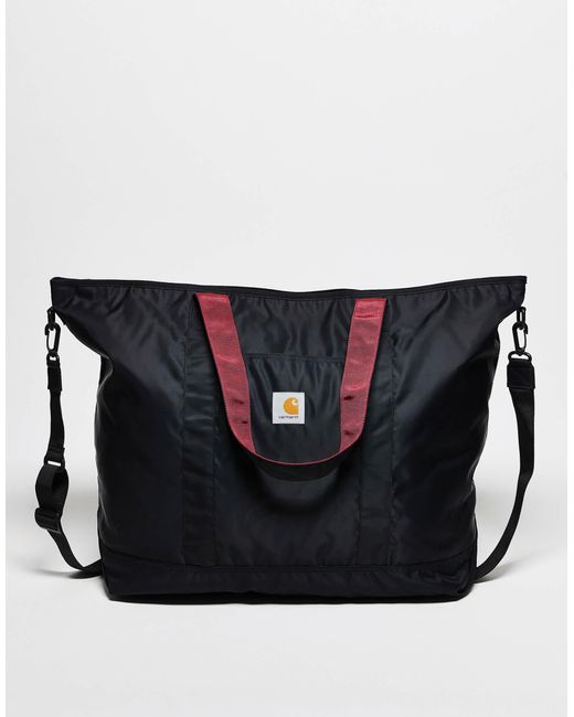 Alumni - tote bag avec bandoulières contrastantes Carhartt en coloris Black