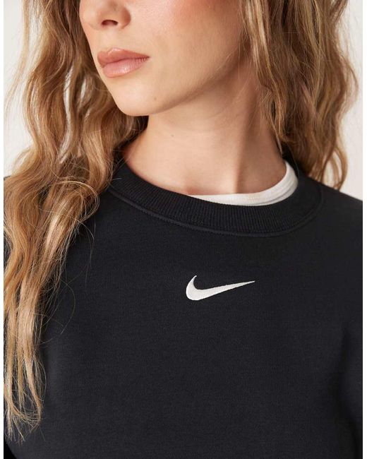 Nike Blue Phoenix Fleece Oversized Sweatshirt