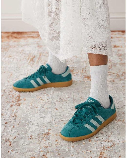 Adidas Originals Green Bermuda Sneakers for men