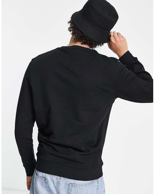 Lyle & Scott Blue Crew Neck Sweat for men