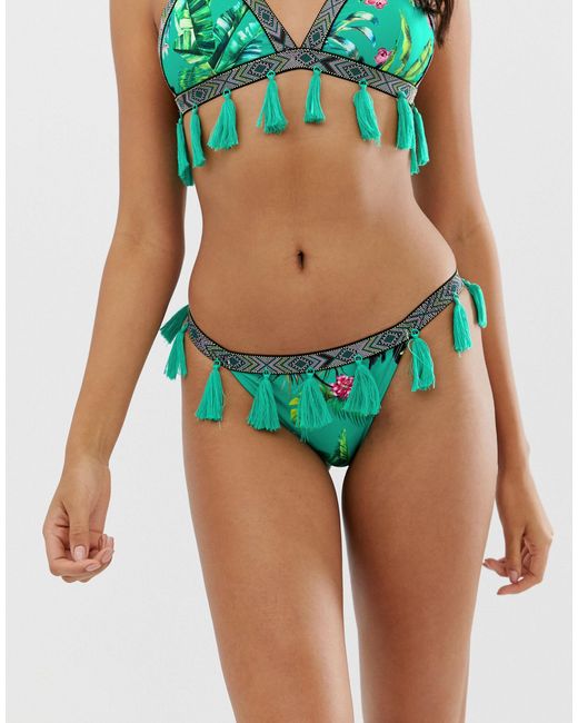 asos embellished bikini