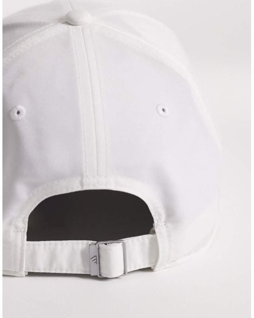 Adidas Originals White Adidas Running Mesh Cap