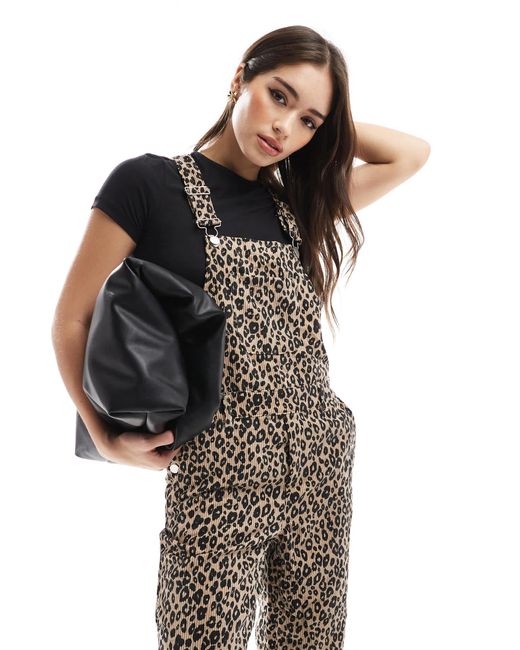 ONLY White Corduroy Dungaree