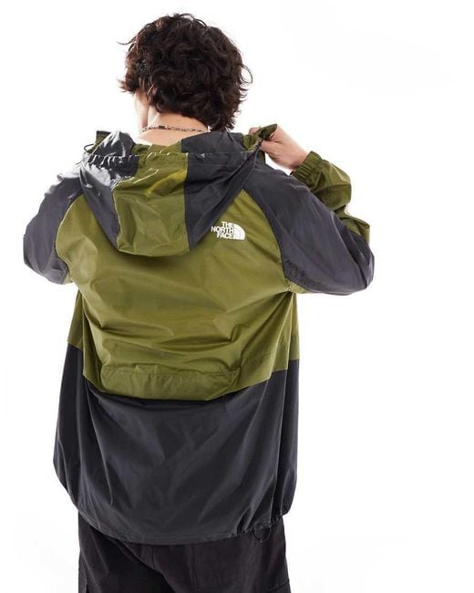 The North Face Himalia packable waterproof wind jacket in
