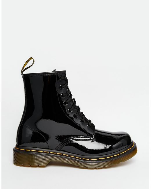 dr martens delaney patent boots