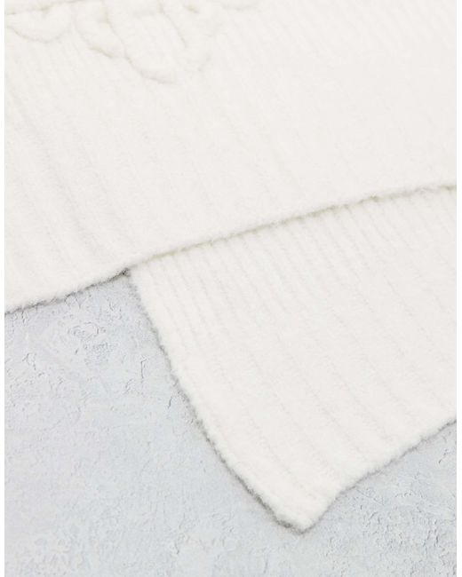 The Couture Club White – strickschal