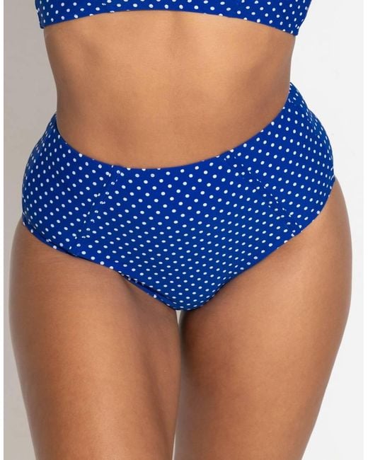 Pour Moi Blue Sicily High-Waist Tummy Control Brief