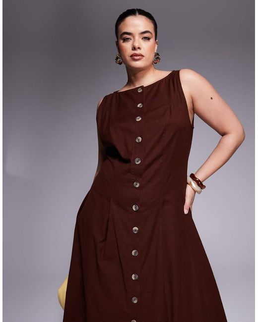 Asos Design Curve di ASOS in Brown
