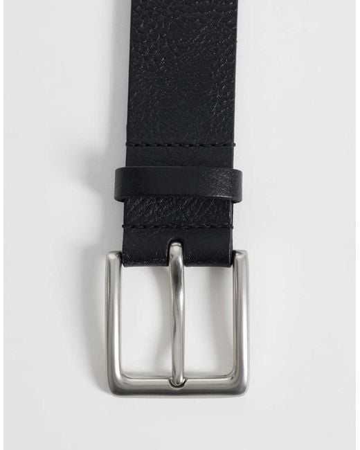 Abercrombie & Fitch Blue Silver Hardware Belt for men