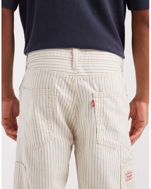 Levi's Blue Workwear 568 Loose Double Knee Trousers for men