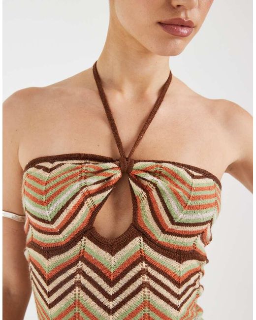Motel Blue Anona Halter Top