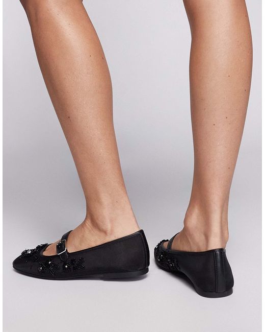 Steve Madden White Wildflower Sequin Flower Mesh Bellat Flats