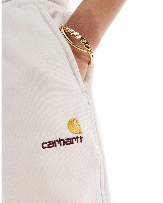 Carhartt White Co-Ord American Script Joggers