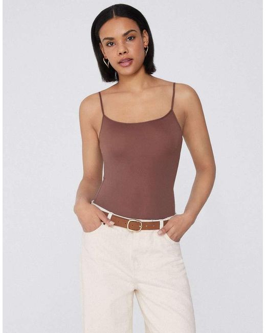 Tezenis Brown Microfibre Body