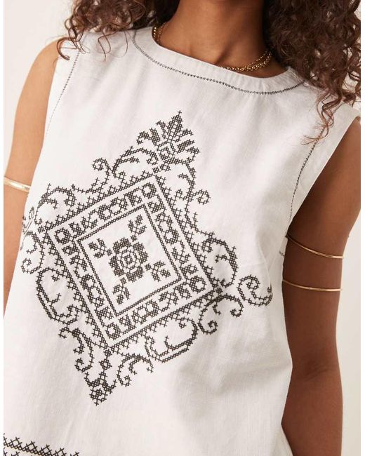 ASOS White Shell Top
