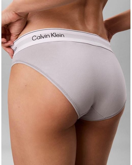 Calvin Klein Gray Icon Cotton Modal Bikini Brief 2pk