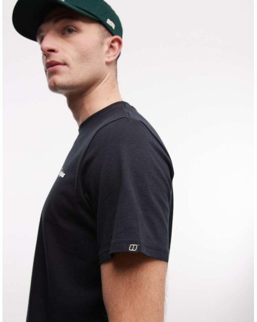 Berghaus Black Subsection Essential T-Shirt for men