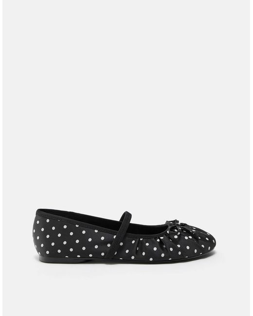 Pull&Bear White – ballerinas