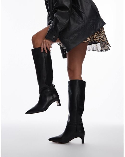 & Other Stories Black – lederstiefel