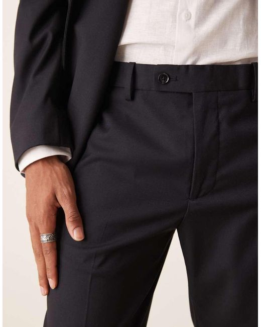 Pantalones De Traje De Corte Slim De (Parte De Un Conjunto) Mango de hombre de color Natural