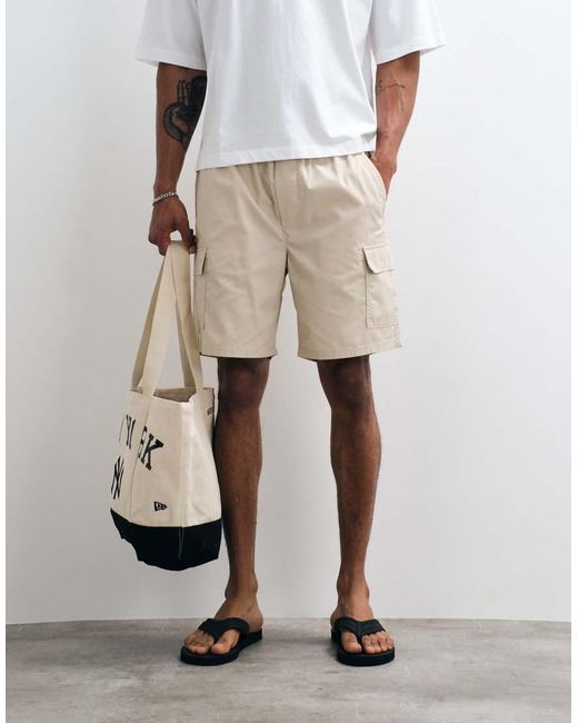Only & Sons Natural Cargo Shorts for men