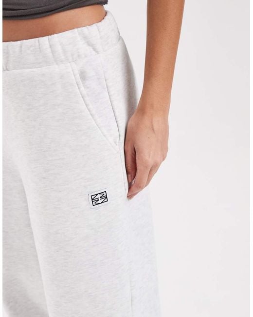 Noisy May White Cuffed jogger