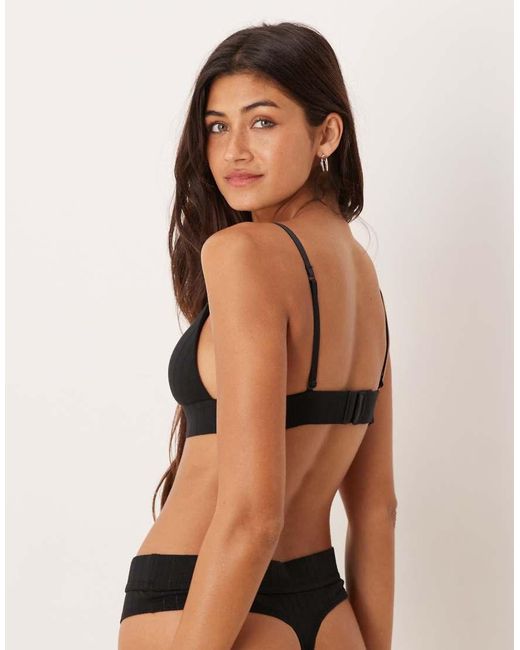 Calvin Klein Brown Heritage Athletic Lightly Lined Triangle Bra