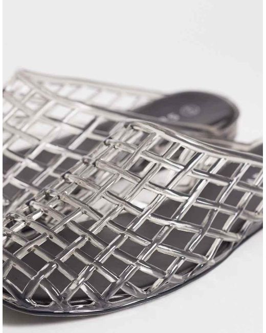 SEQWL White Jelly Cage Mules
