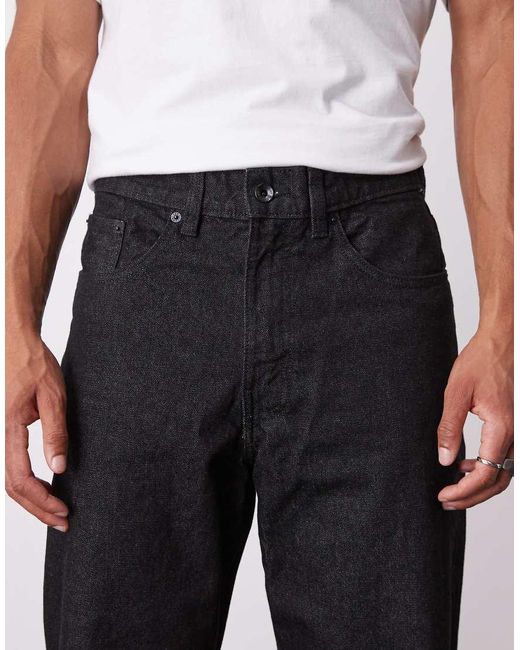Vans White Check-5 Loose Denim Pant for men