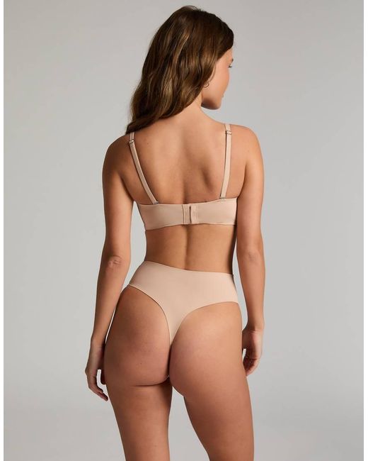 Hunkemöller Brown Smooth Padded Underwired Strapless Push-Up Bra