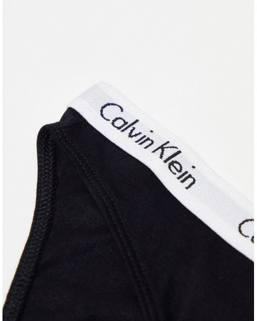 Carousel - confezione da 3 slip di Calvin Klein in Black