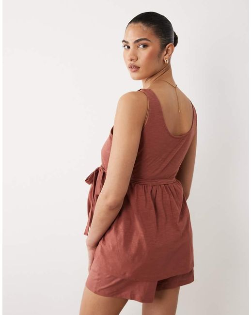Mama.licious Red Mamalicious Maternity 2 Function Nursing Button Through Top Co-ord