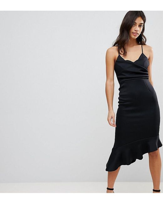 scuba cami pephem midi dress