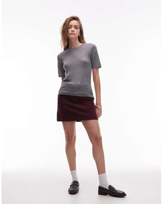 ARKET Purple Fine Knit Top
