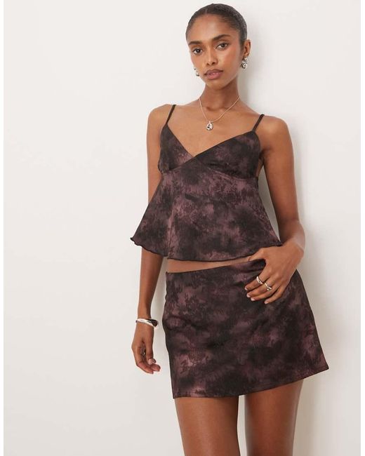 Motel Natural Iniya Low Rise Mini Skirt