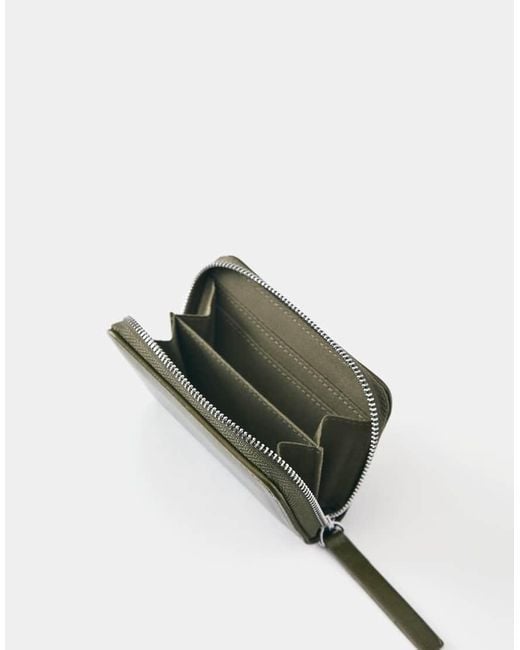 Pull&Bear Green Plain Wallet