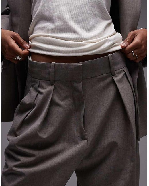 Mango Black Relaxed Straight Fit Tailored Trousers Co-Ord