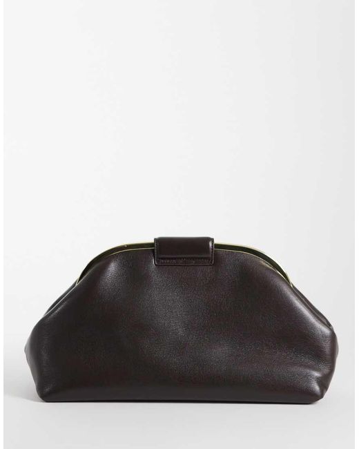 Mango Black Pouch Clutch Purse