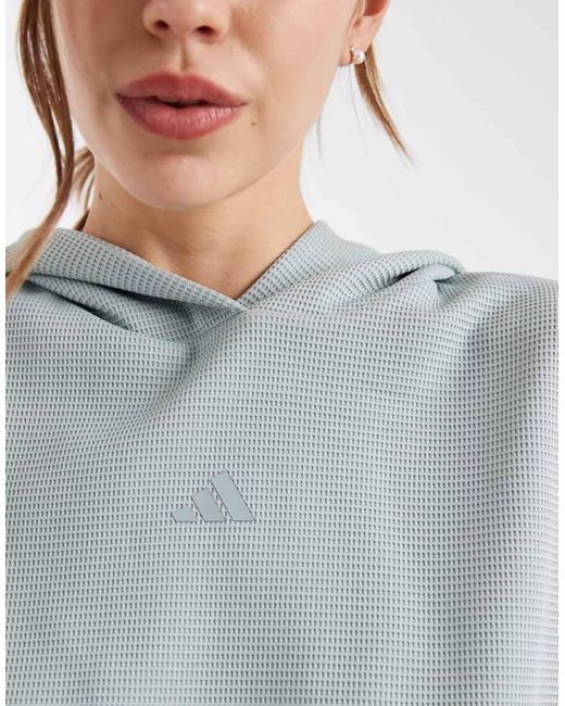 Adidas Originals Blue Yoga Cover-Up