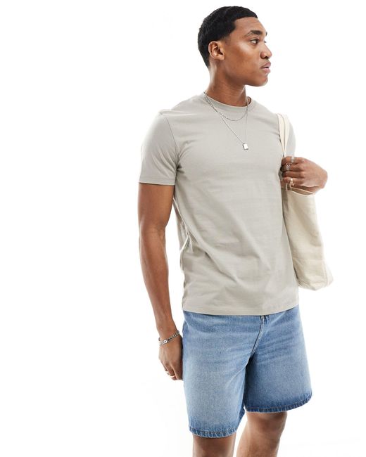 ASOS Green T-shirt With Crew Neck for men