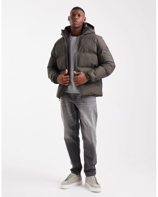 Threadbare – pufferjacke in Gray für Herren