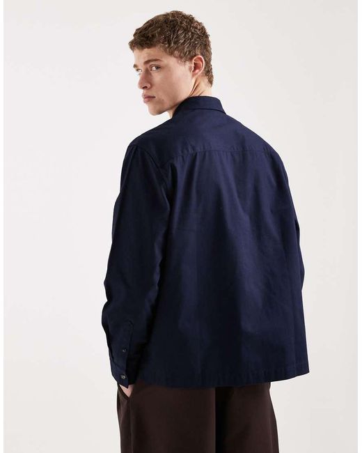 ASOS Blue Relaxed Shirt for men
