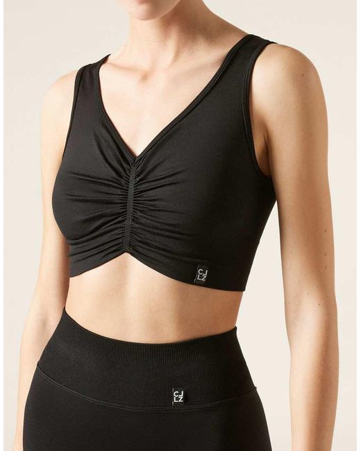 Calzedonia Black Scrunch Top