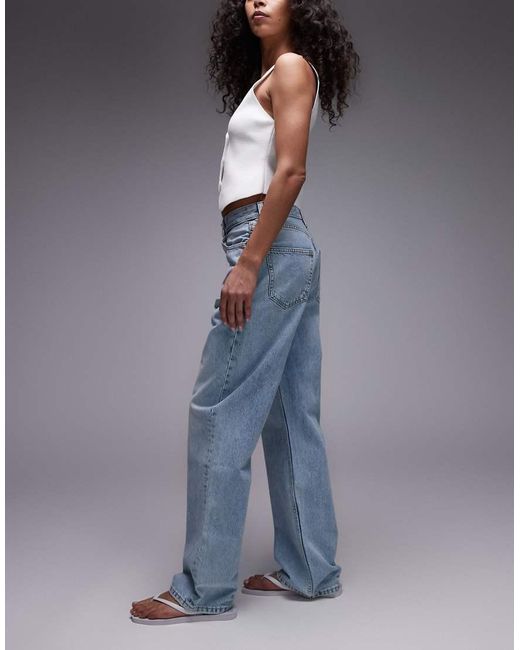 Tommy Hilfiger Blue Layla High Rise Slim Straight Leg Jeans