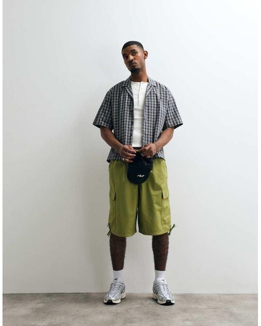 Collusion Green Cargo Jort for men