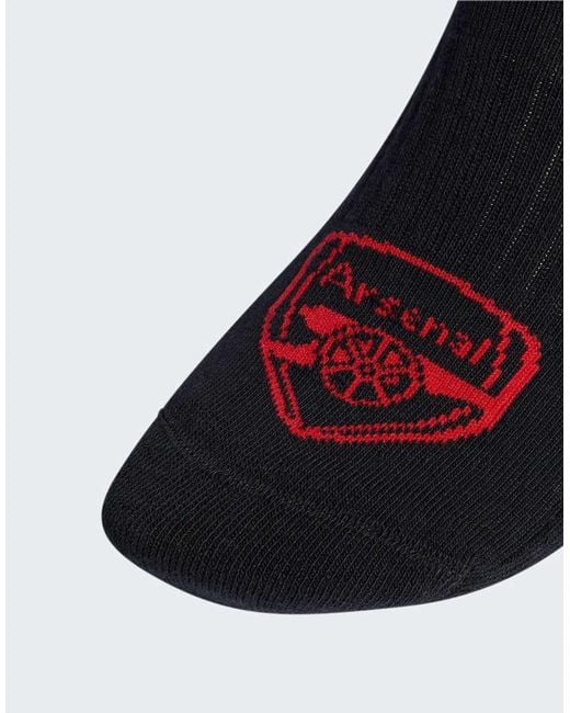 Adidas Originals Black Arsenal Fc Places+Faces Socks