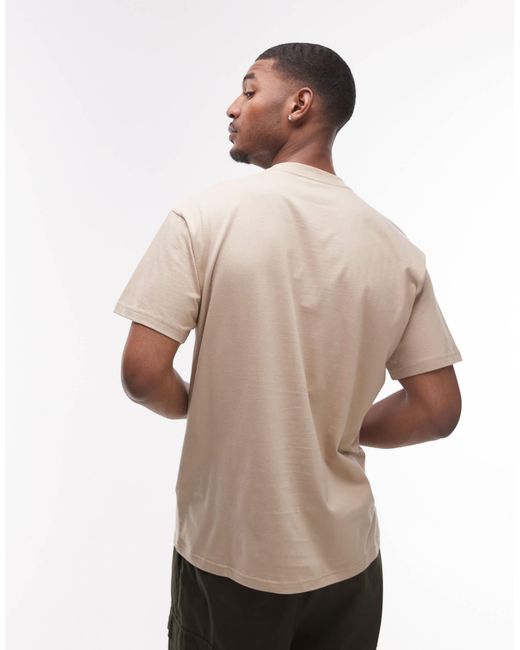 Carhartt – racer – t-shirt in Natural für Herren